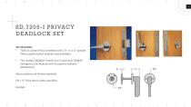 SD.7205-I PRIVACY DEADLOCK SET-2