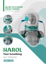 HELMET WITH ZIPPER FOR NIV THERAPY WITH SILICONE COLLAR-1