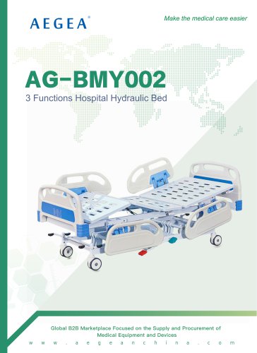 AG-BMY002 Hydraulic Hospital Bed with 3 Functions