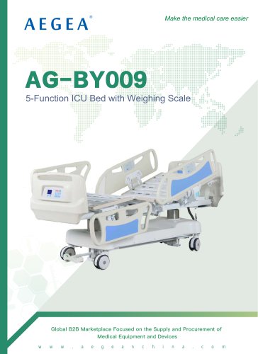 AG-BY009 5-Function Adjustable Hospital Bed with Weighing Scale System