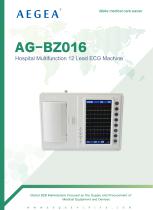 AG-BZ016 Hospital 6-Channel 12 Leads ECG Monitor Machine - 1