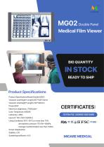 MICARE Medical Film Viewer Double Panel MG02X