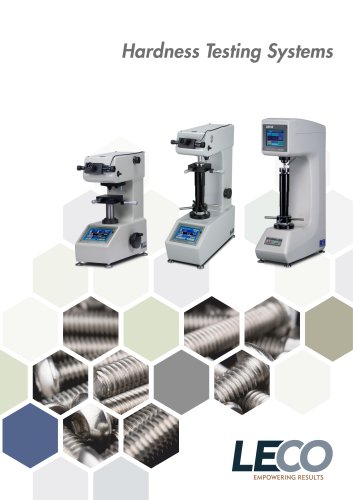 Hardness Testing (LM, LV, LR/LCR Series)