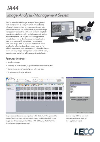 IA44 Image Analysis & Management System