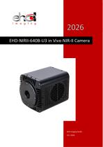 EHD-NIRII-640B-U3 in Vivo NIR-II Camera -1