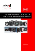  EHD SCA, SCM, SCC, ICM, CTR, ITR, MaxCam  Machine Vision Camera