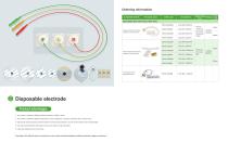 Disposable Radiolucent ECG electrodes (with wire) V0015-C0243I