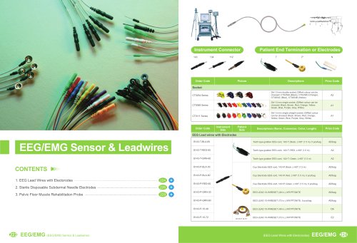 EEG/EMG Sensor& Leadwires B143