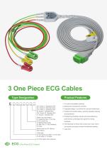 One Piece ECG Cables EA009S5A,EA010S3A,EA02 series,EA002S3A,EA418S3A-1