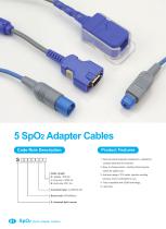 SpO2 Adapter Cables M1943A,S0010NE-L,0012-00-1254,M1020- 61100,040-000243- 00