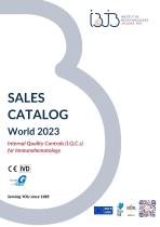 Sales catalog IBJB 2023 World - IQCs for Immunohematology - 1