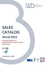 Sales catalog IBJB 2023 World - Prenatal Diagnostic & Quantification of maternal-fetal hemorrhage - 1