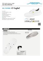 ESD-Safety shoes x-light Low shoe white ESD - 1