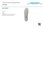 Insole for air cushion Occupational Shoes Insole grey - 1