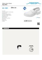 Safety shoes Classic Clog white Art. 1001 - 1