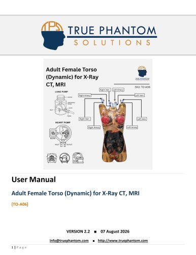 User Manual TO-A06