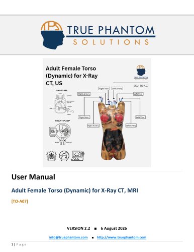 User Manual TO-A07