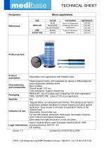 Micro-applicators - 1