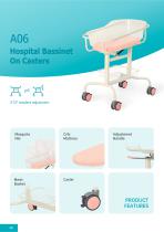 A06 Hospital bassinet on casters-2