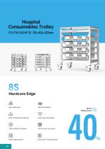 FG-PW-6004F/B Hospital Consumables Trolley-2