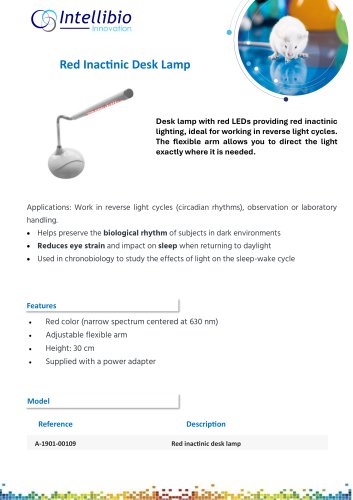 Red Inactnic Desk Lamp