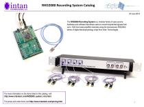 RHD2000 recording system catalog-1