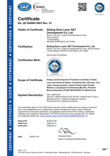 ISO13485 Certificate