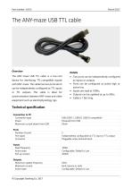 The ANY-maze USB TTL cable - 1