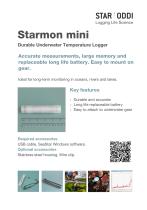 Star-Oddi Starmon mini plastic Data sheet