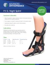 P.F.S. Night Splint - 1