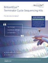 BrilliantDye™ Terminator Cycle Sequencing Kits - 1