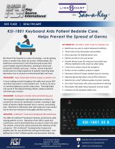 KSI-1801 SX Keyboard for Beside Care Use Case-1