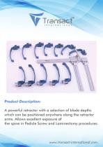 Super-Slide II Laminectomy Retractor Set - 2