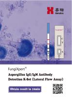 Genobio Aspergillus IgG/IgM Antibody Detection K-Set Lateral Flow Assay - 1