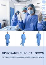 Disposable isolation gown Level 3-2