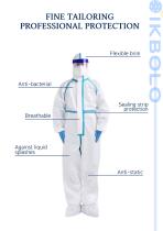 protective coverall / unisex / disposable / waterproof-3