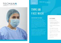 Type IIR Face Mask Product Information