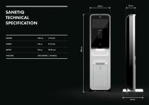 SANETIQ - Automatic dispenser with temperature body control and multimedia kiosk station - 12