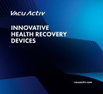 Vacu Activ Catalog with innovative health recovery devices 2021 - 1