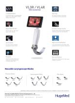 HugeMed VL3R/4R Video Laryngoscope-2