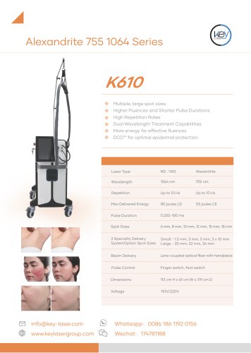 Alexandrite 755 1064 Series-K610