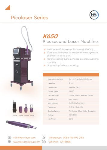 Picosecond Laser Machine-K650