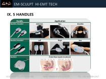 Non Invasive Body Sculpting and Muscle Building Equipment EM-8-11