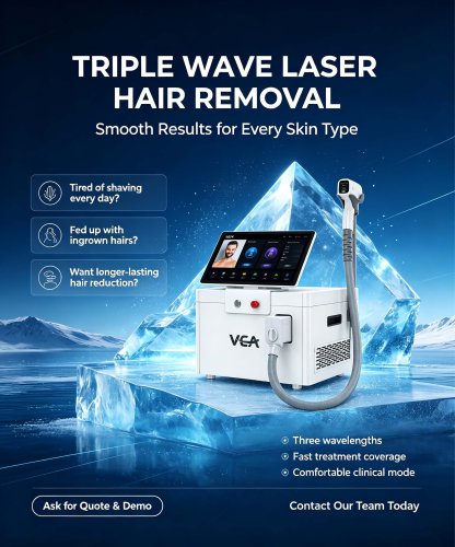 Portable 808nm Diode Laser Hair Removal (1200W) VNL-3