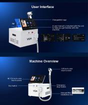 Portable 808nm Diode Laser Hair Removal (1200W) VNL-3-5