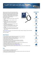 TempNFC rigid case with external probe data sheet - 1