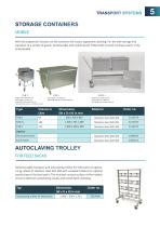 TRANSPORT TROLLEYS AND AUTOCLAVING TROLLEYS - 5