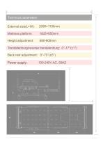Electric obstetric hospital bed-4