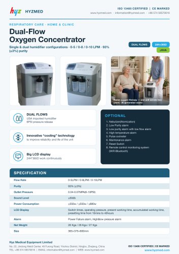 HYZ Oxygen concentrator JAY-5