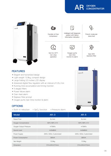 AR Oxygen Concentrator